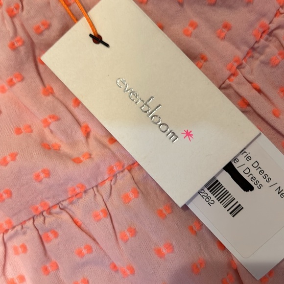 BNWT! Everbloom Girls Prairie Dress in Pink/Orange 🧡🩷 Size 2T - Picture 2 of 5
